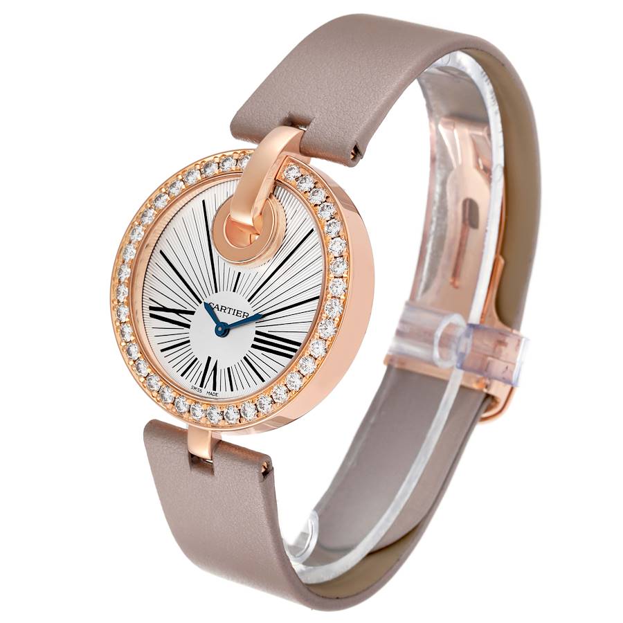 Cartier Captive Rose Gold Diamond Ladies Watch WG600011