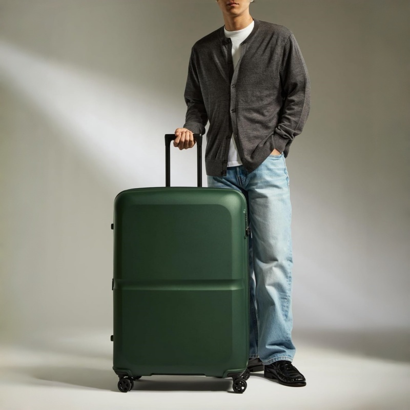 NOVELUX Single Stripe Hardside Luggage 32 Inch Large Suitcase - Durable