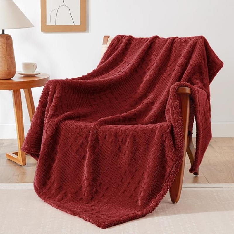 VELVETIER Fleece Throw Blanket for Couch or Bed