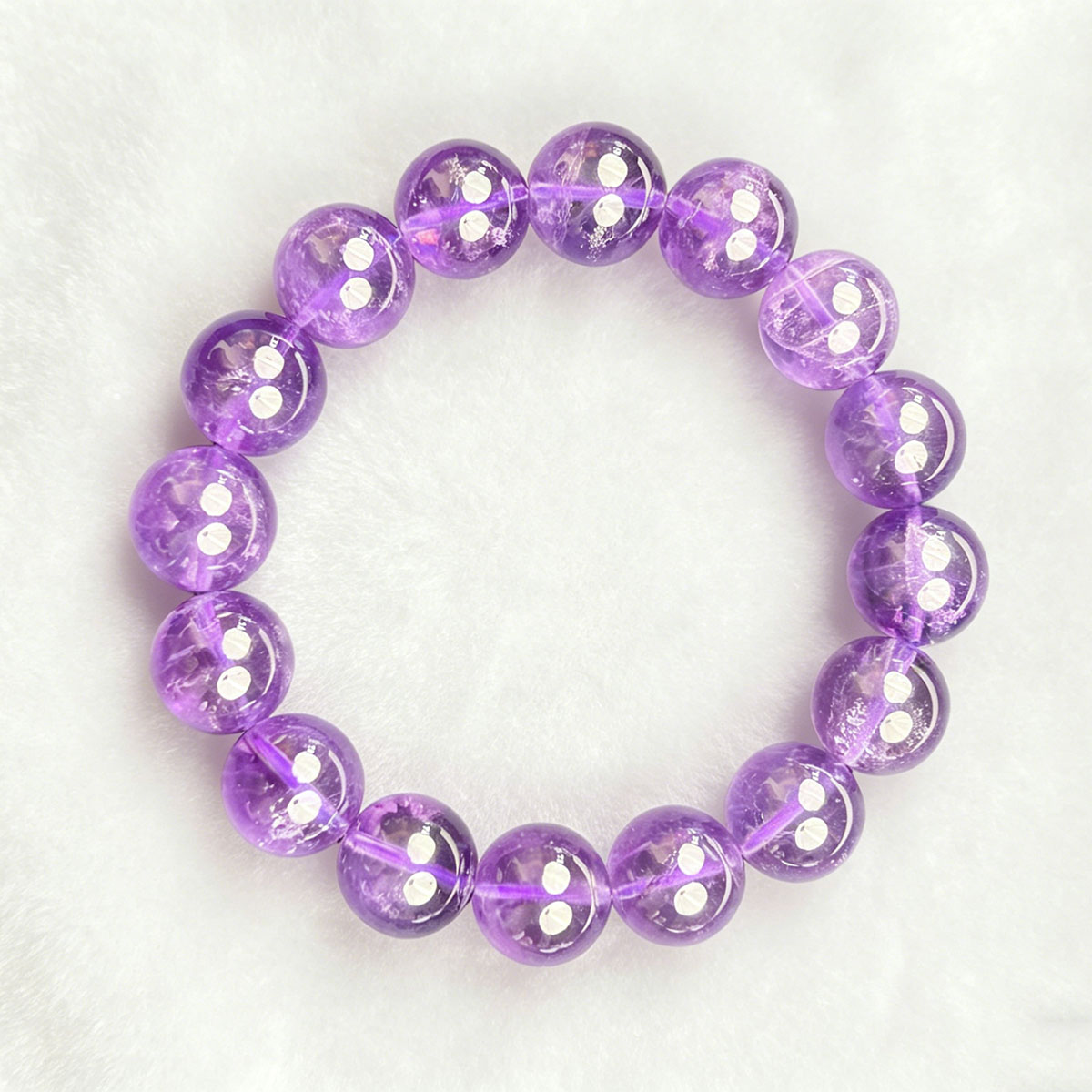 Premium Amethyst Clarity & Intuition Healing Bracelet