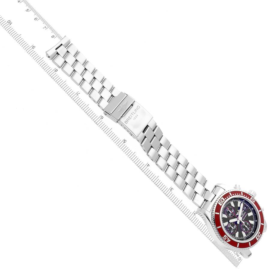 Breitling Aeromarine SuperOcean II Red Bezel Limited Edition Mens Watch A13341