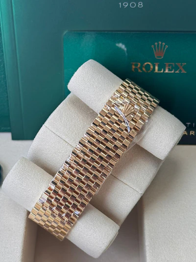 2025 NEW Rolex 1908 Yellow Gold White Dial Settimo Bracelet - 52508
