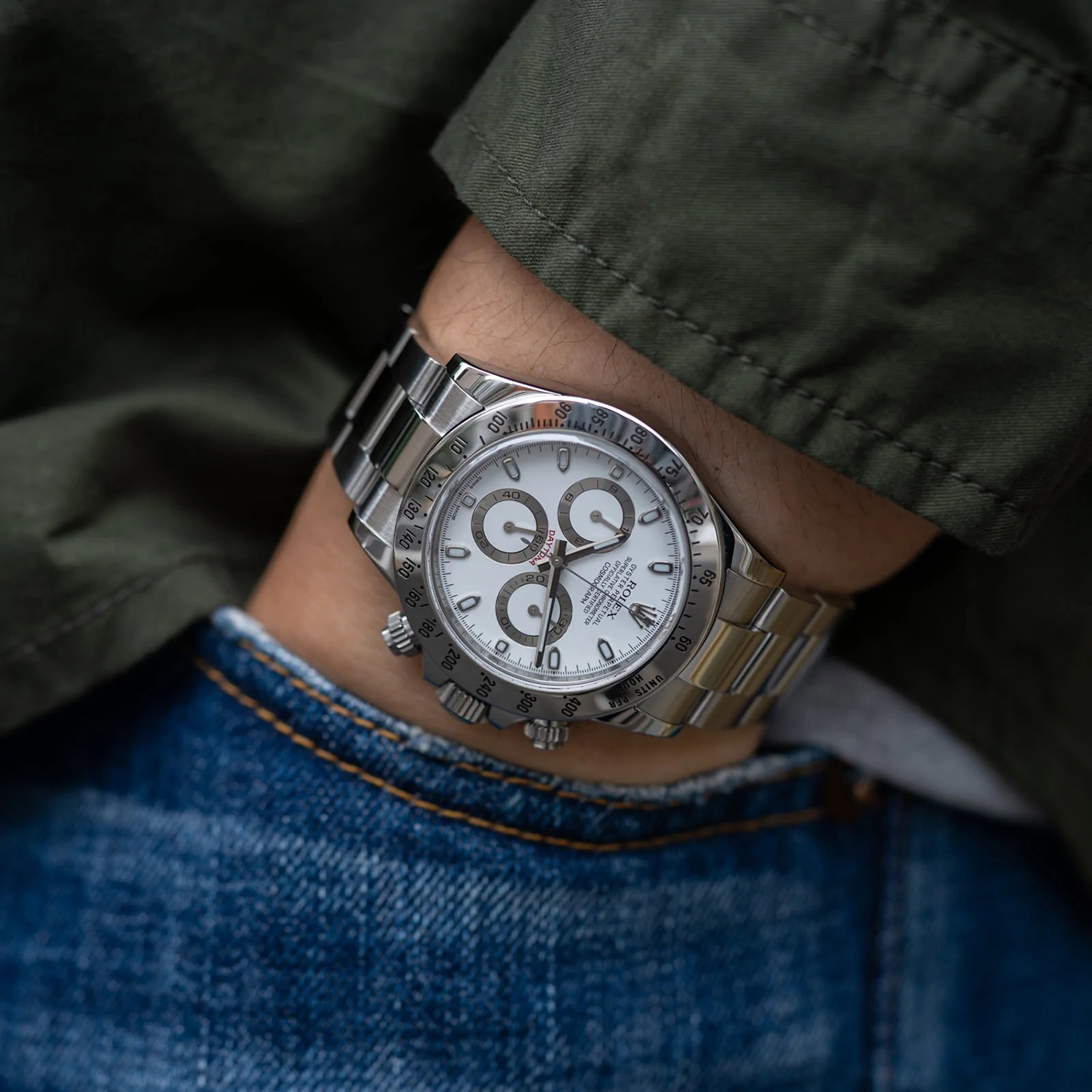 ​Rollie-The Crown Daytona Stainless Steel 40mm APH Dial 116520 Brand New