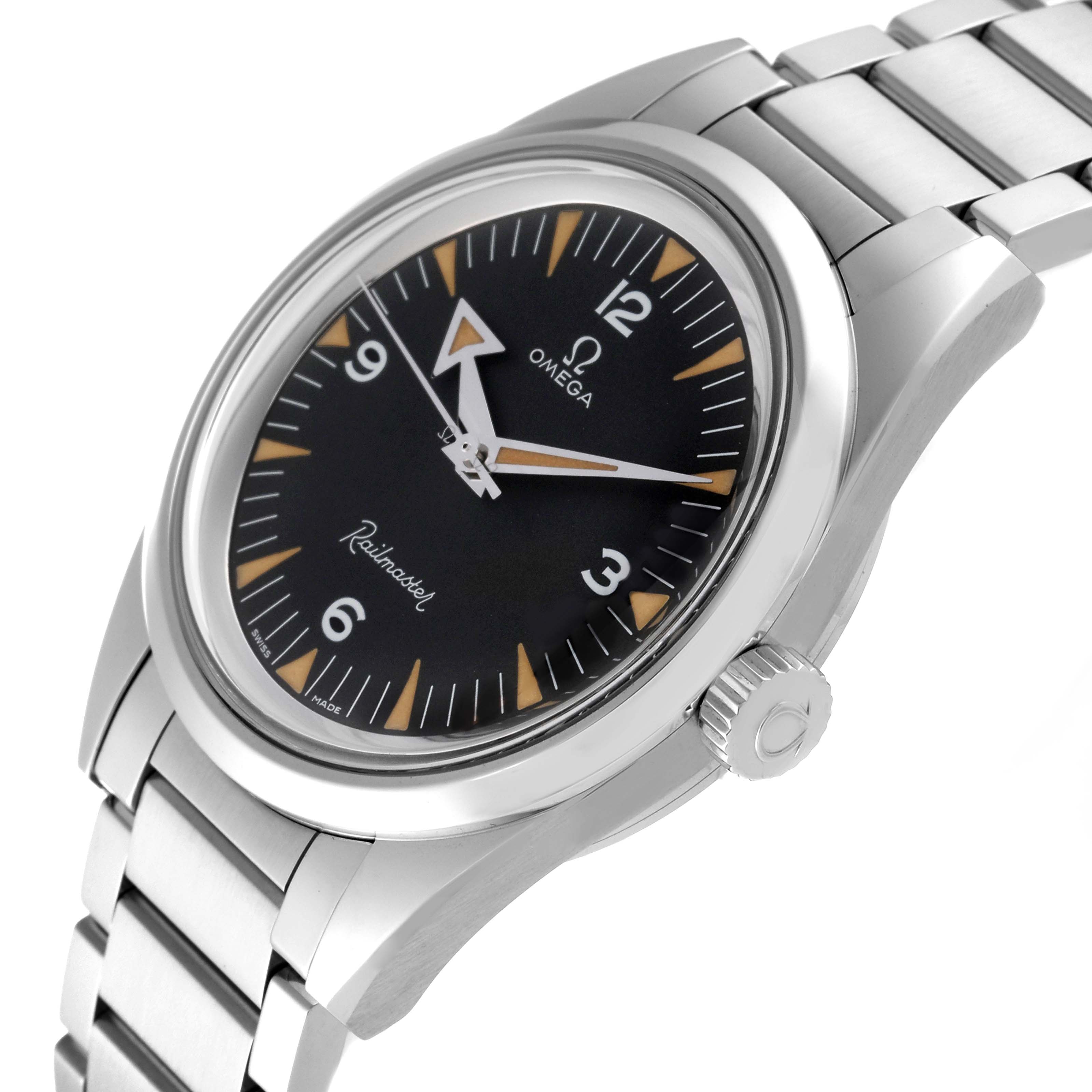Omega Railmaster 1957 Trilogy Limited Edition Steel Mens Watch 38.0 MM 220.10.38.20.01.002
