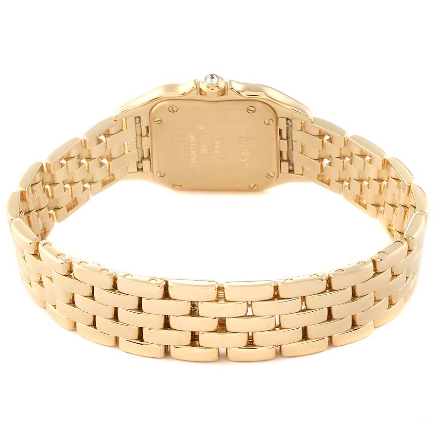 Cartier Panthere 18k Yellow Gold Diamonds Ladies Watch WF3072B9