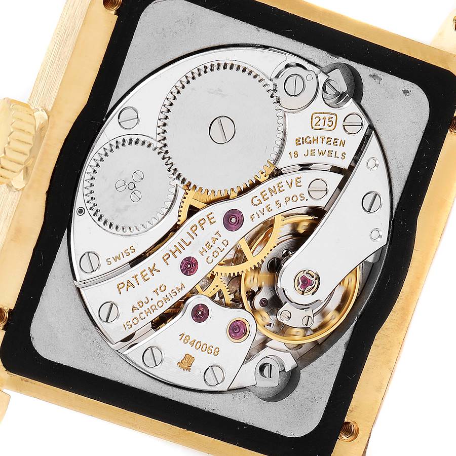 Patek Philippe Gondolo 18k Yellow Gold Small Seconds Mens Watch 5014
