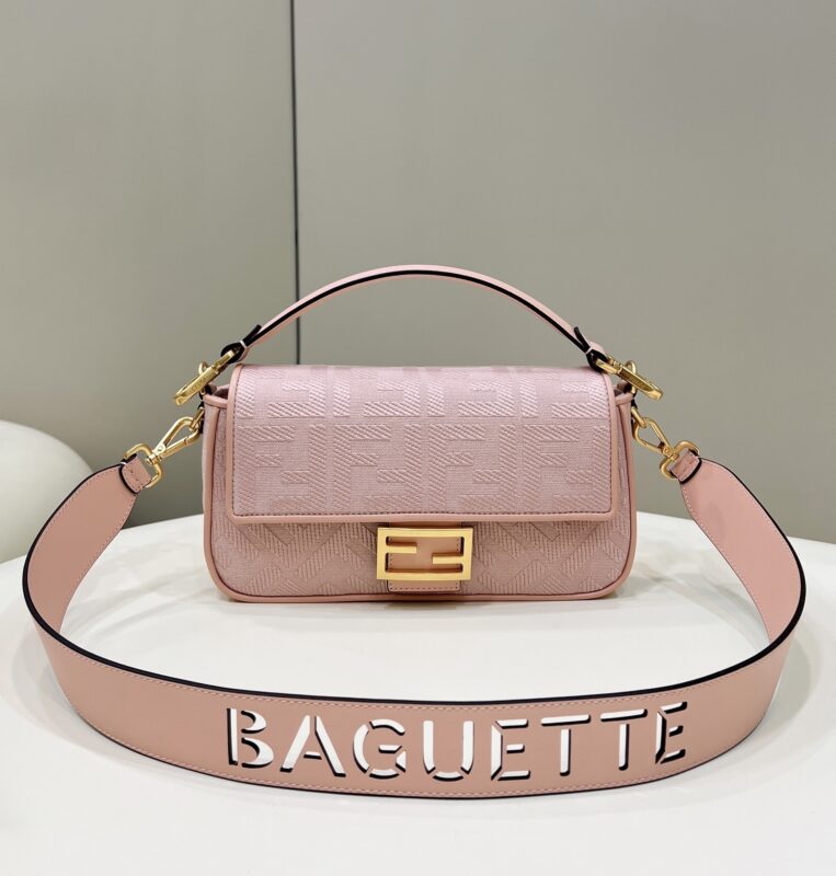 Replica Fendi Baguette Ff Pink