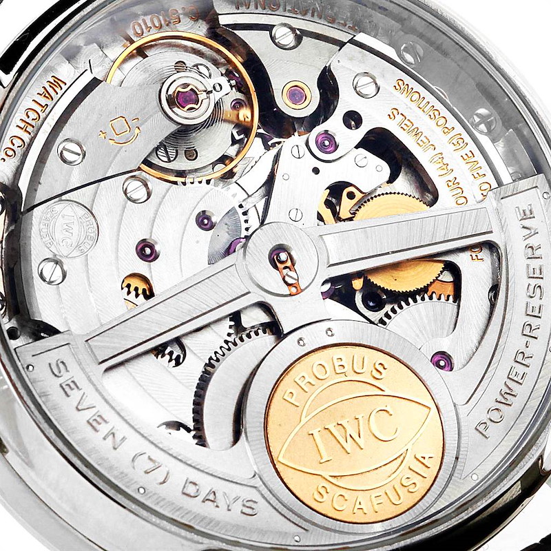 IWC Portuguese Chrono 7 Day Power Reserve Mens Watch IW500109