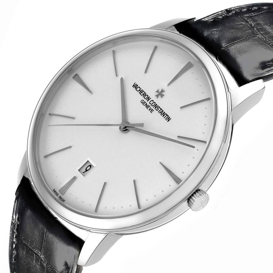 Vacheron Constantin Patrimony 40mm White Gold Mens Watch 85180