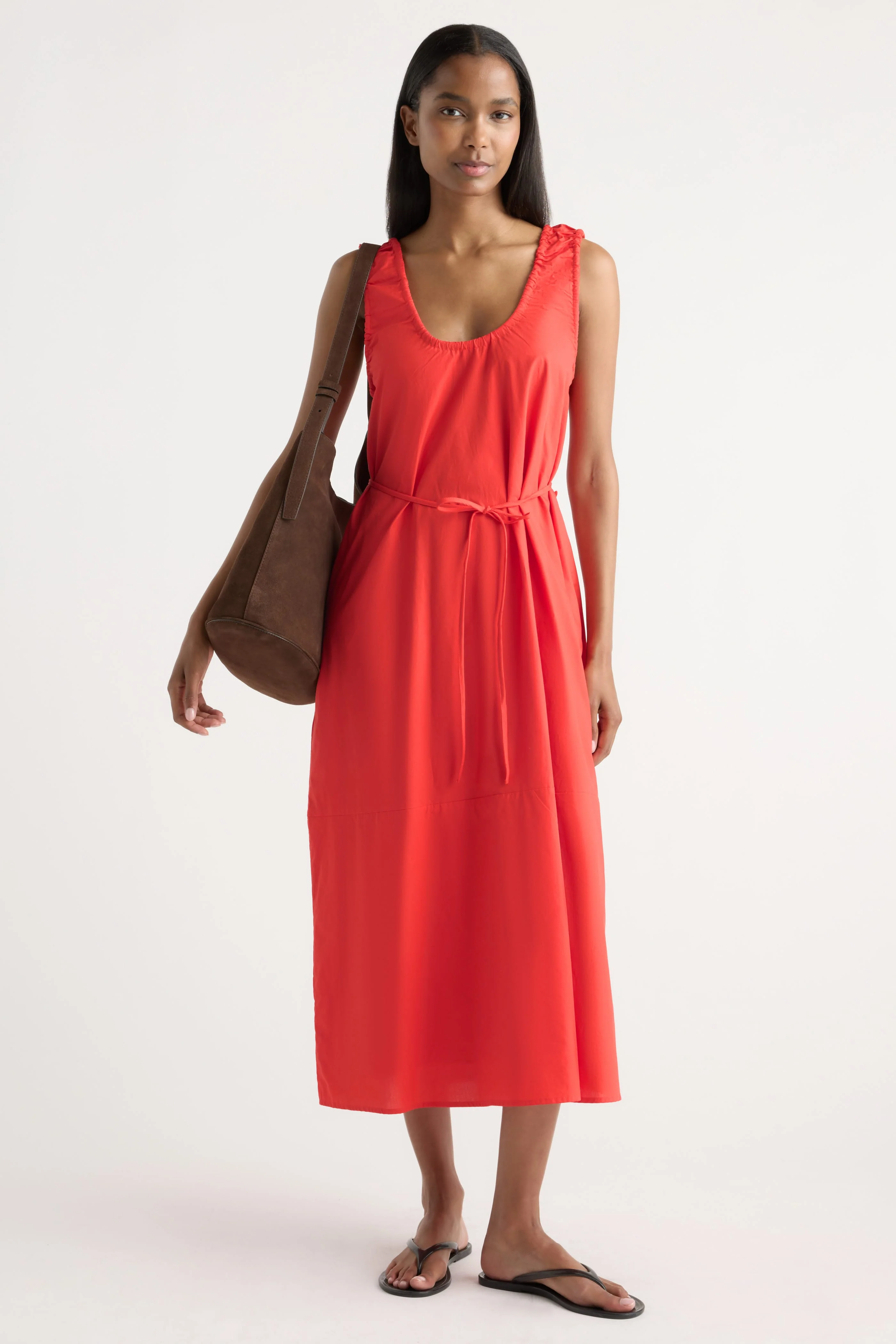 Midori Organic Cotton U-Neck Dress