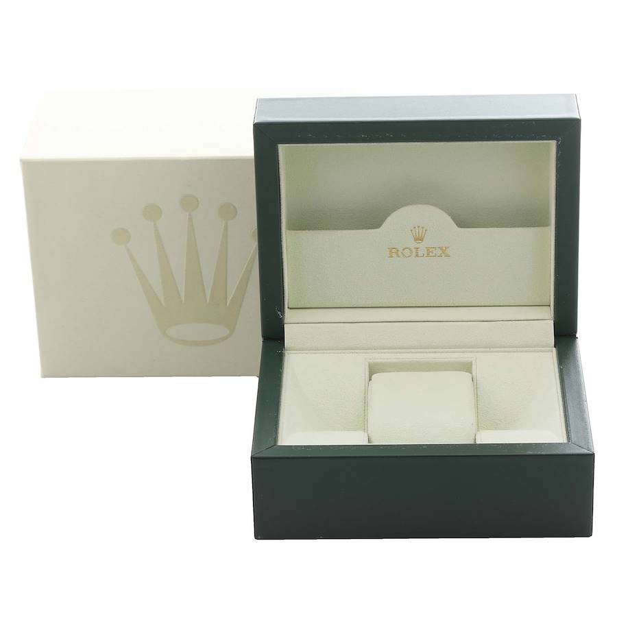 Rolex Datejust Steel Yellow Gold Diamond Dial Mens Watch 116233