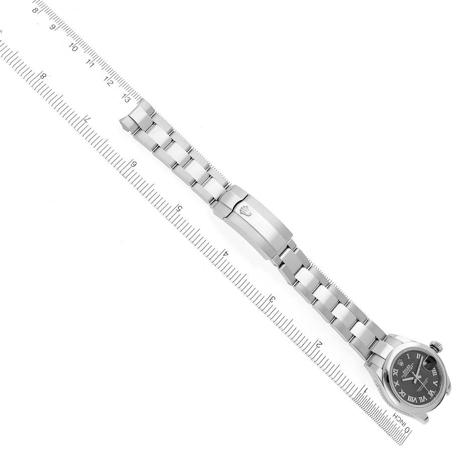 Rolex Datejust 28 Grey Dial Oyster Bracelet Steel Ladies Watch 279160