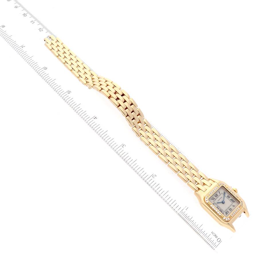 Cartier Panthere Yellow Gold Diamond Ladies Watch WF3070B9