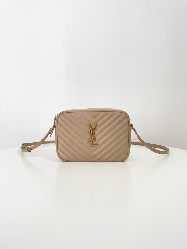 Replica YSL Lou Camera Bag Apricot
