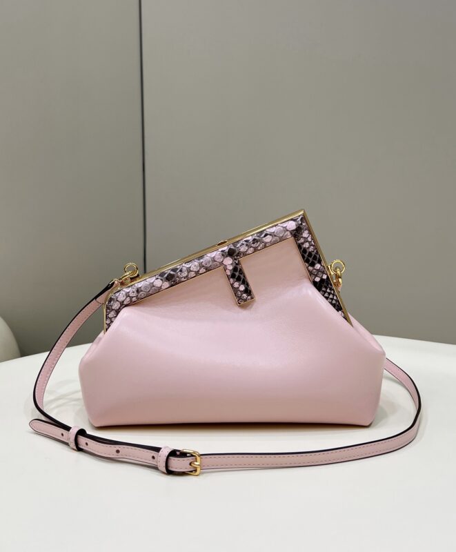 Replica Fendi First Pink Python