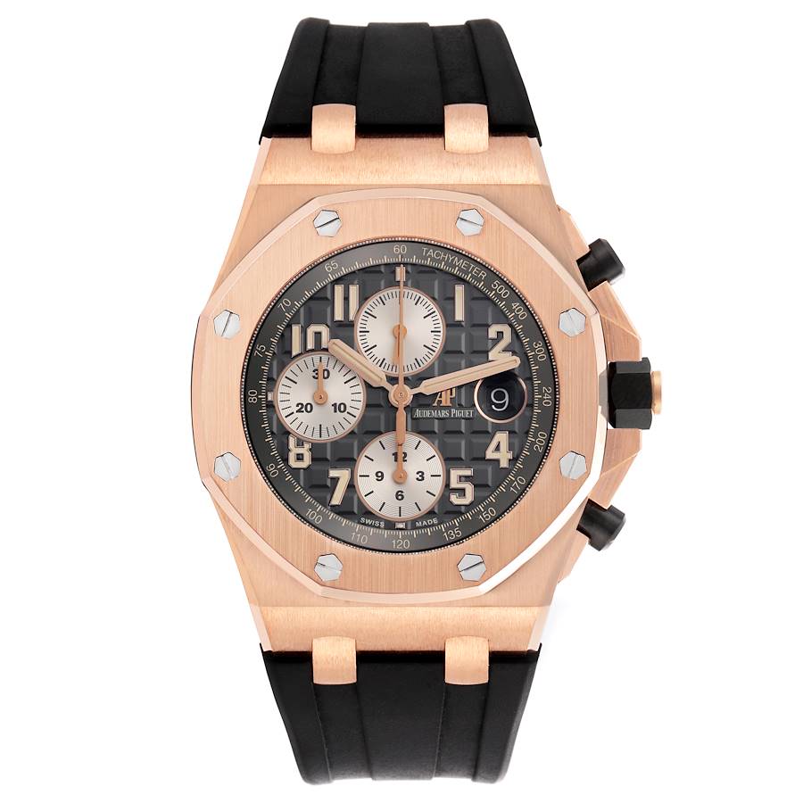 Audemars Piguet Royal Oak Offshore Rose Gold Mens Watch 26470OR