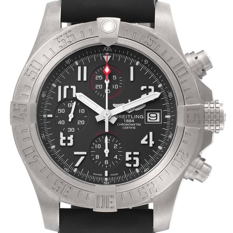 Breitling Avenger Bandit Grey Dial Titanium Mens Watch E13383
