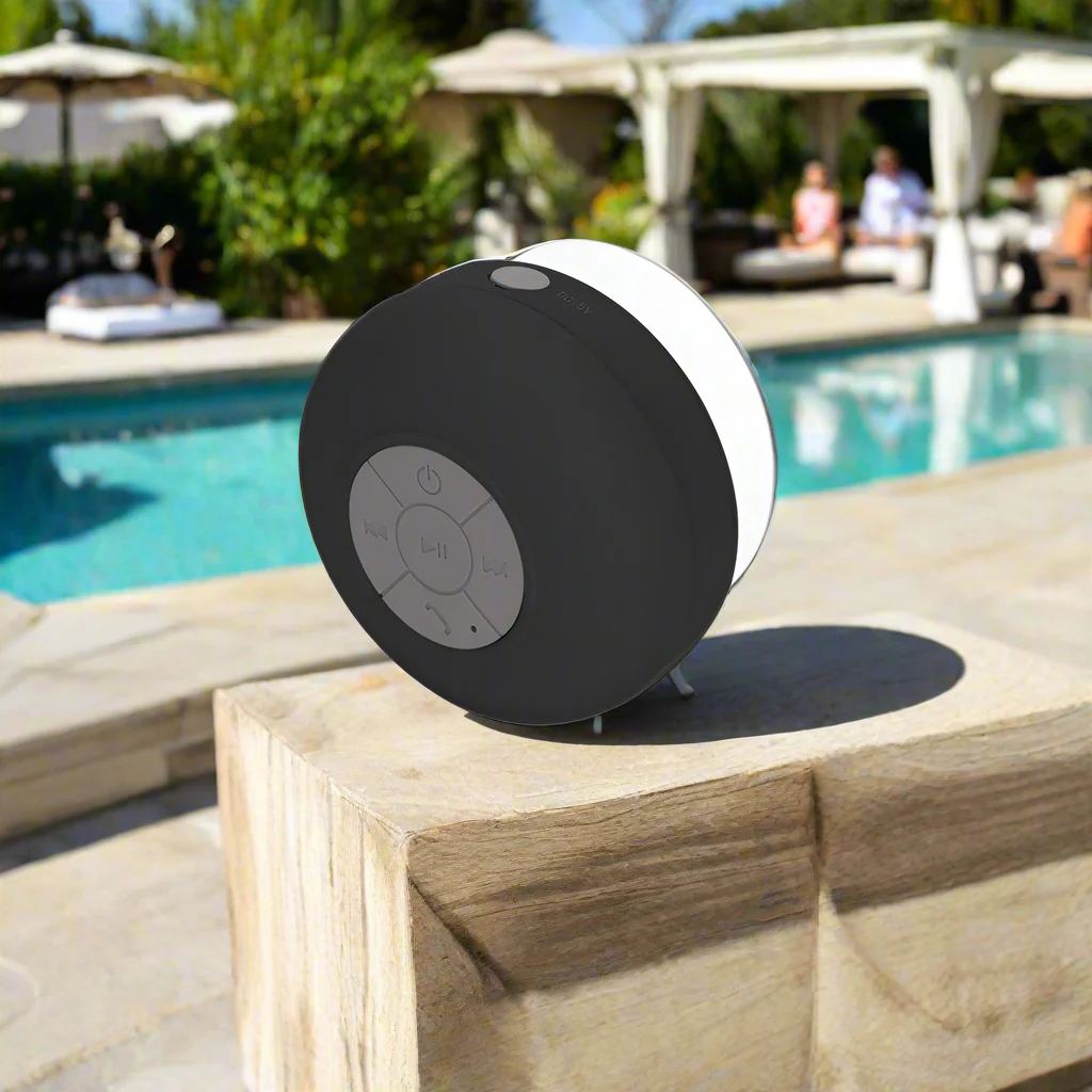 Water Resistant Bluetooth Speakers with Mic