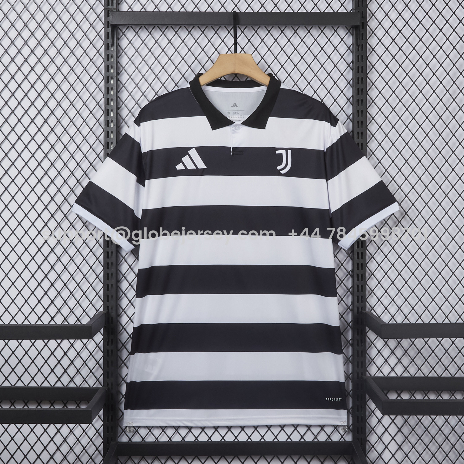 Juventus 25-26 Black and White Striped Special Jersey - Fans Version