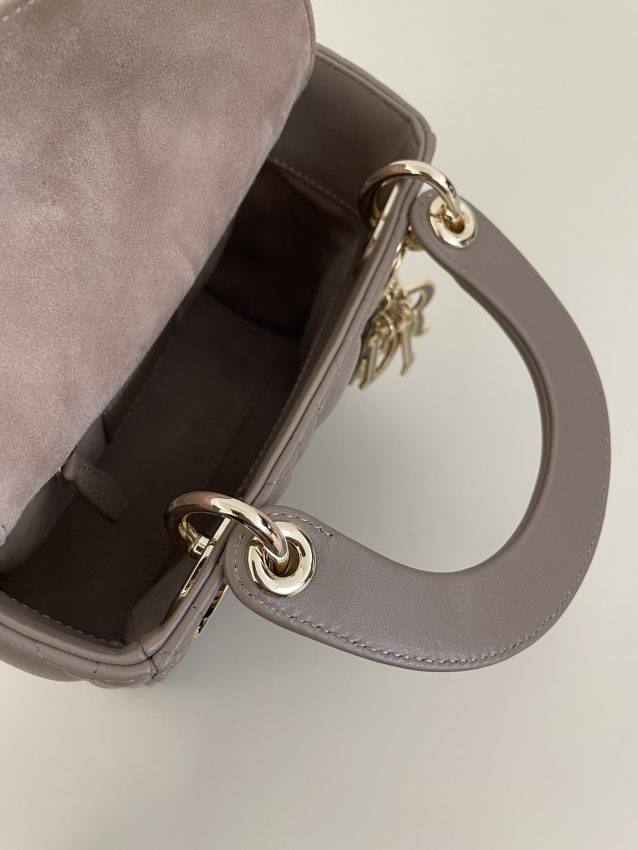 Lady Dior Mini Dark Beige