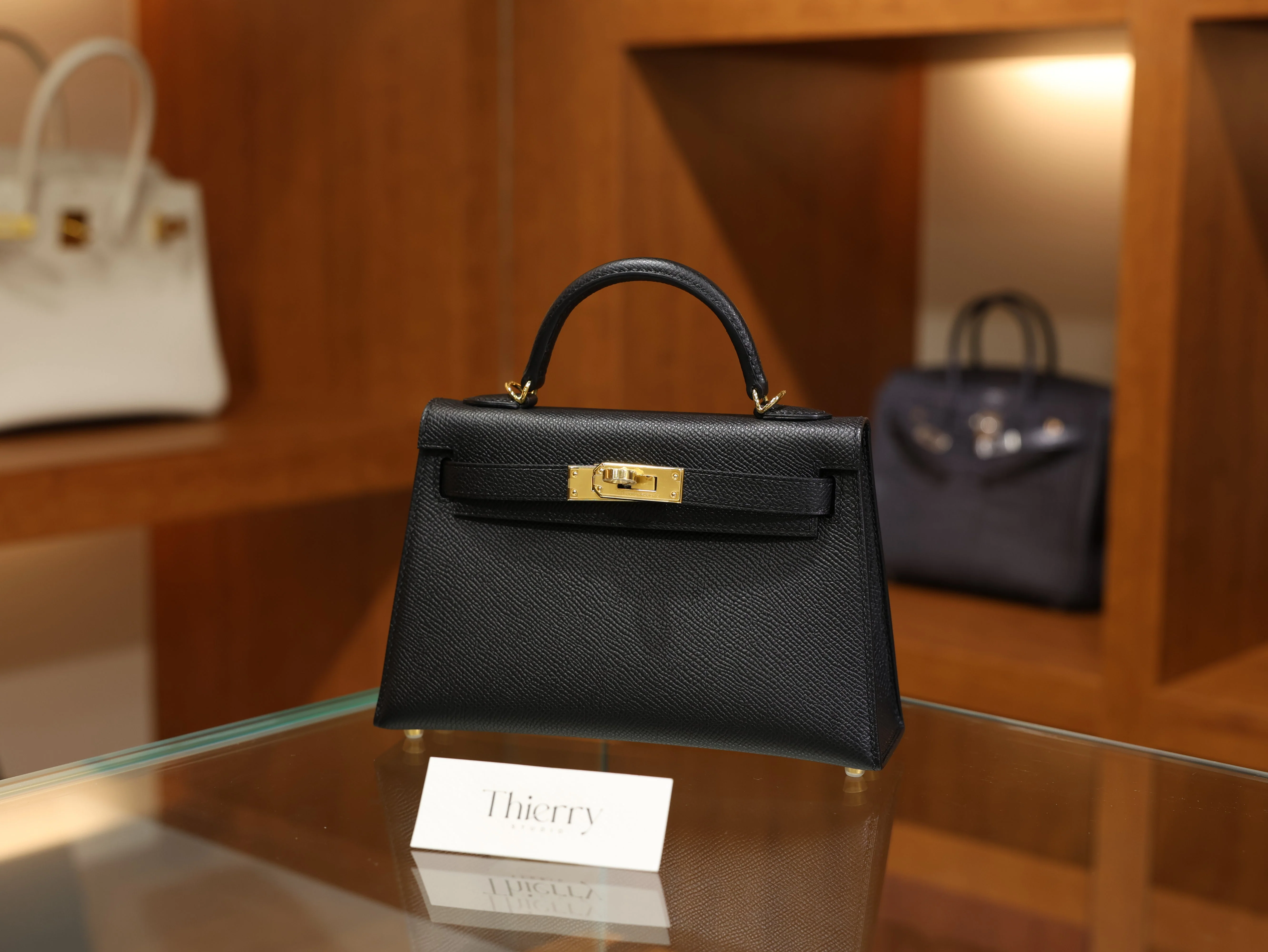 Kelly mini 2 epsom black GHW