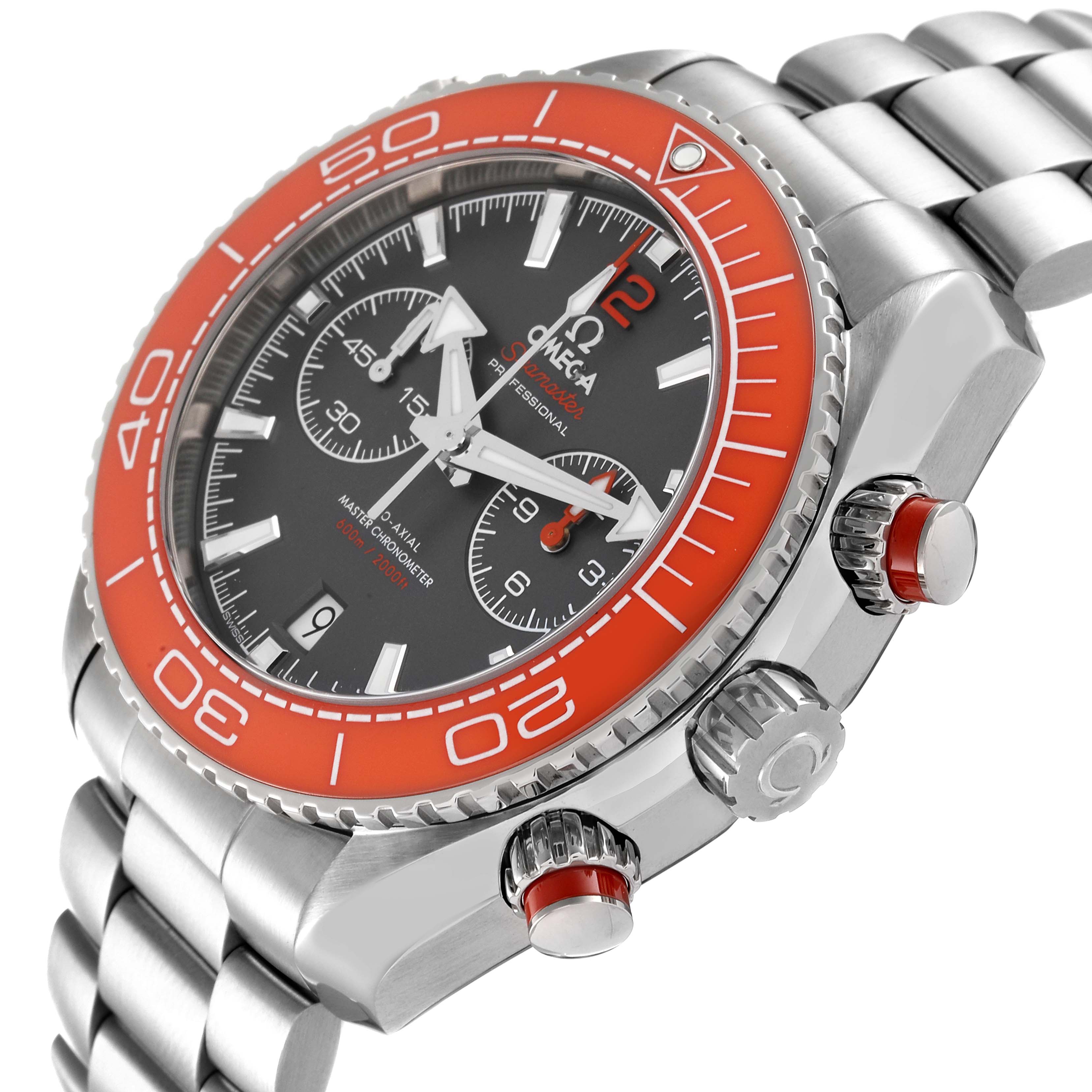 Omega Planet Ocean Chronograph Steel Mens Watch 45.5 MM 215.30.46.51.99.001