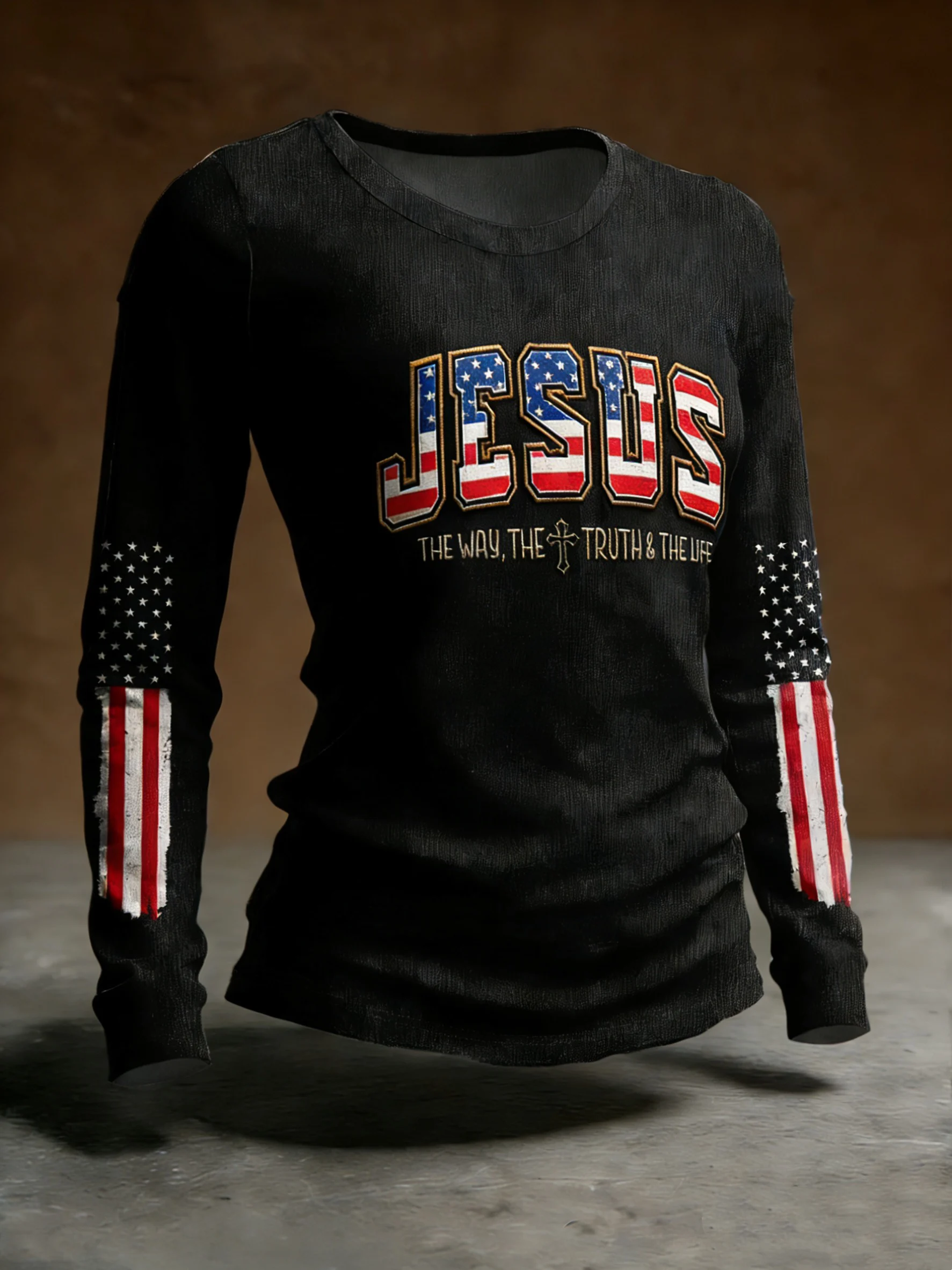 Women's Faith Print Top