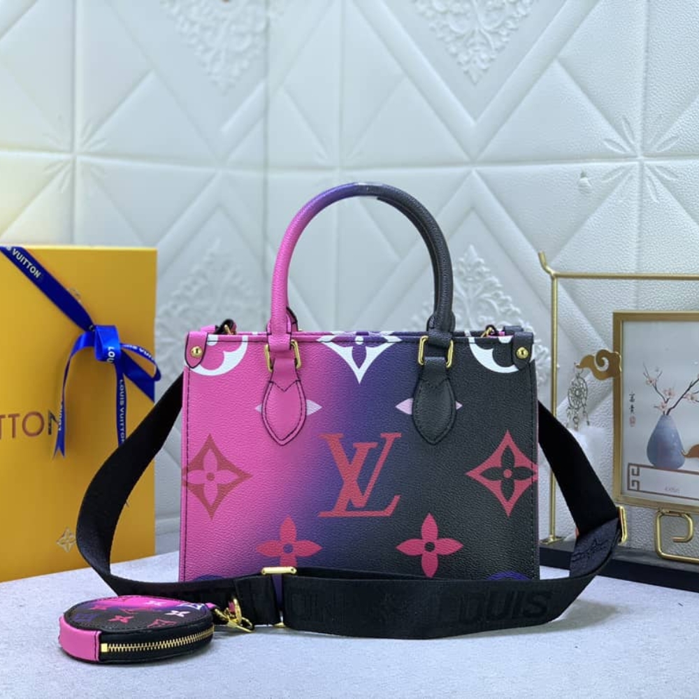 Louis Vuitton Onthego PM Midnight Fuchsia 25Cm