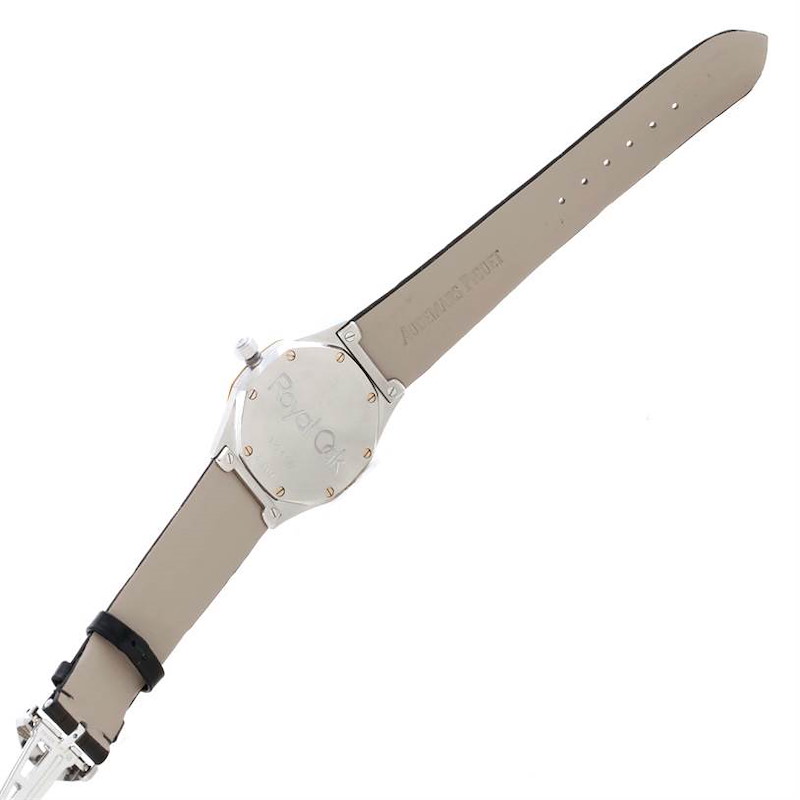 Audemars Piguet Royal Oak Cuir Steel 18K Yellow Gold Mens Watch 14800