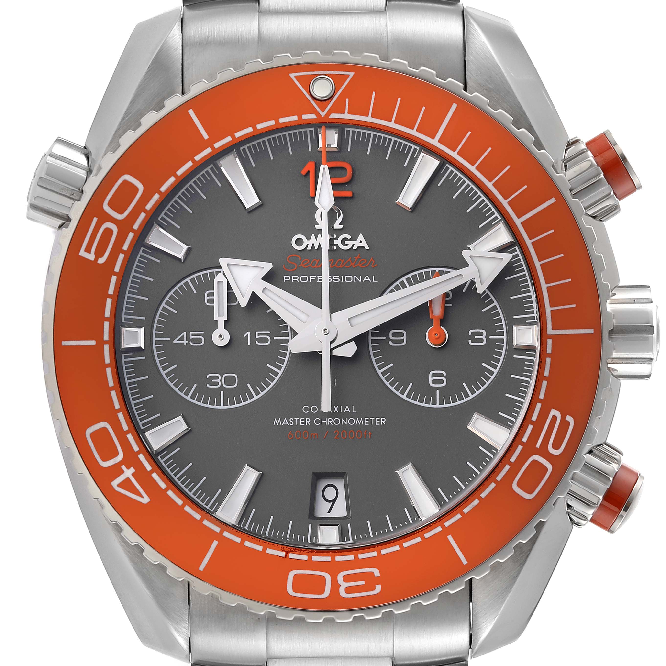 Omega Planet Ocean Chronograph Steel Mens Watch 45.5 MM 215.30.46.51.99.001