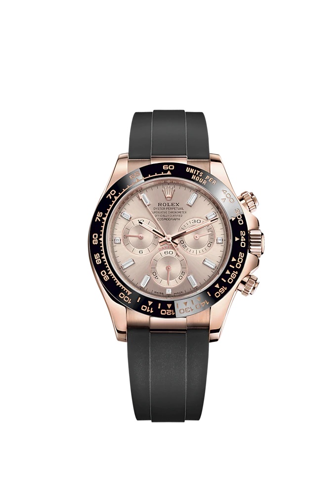 ​Rollie-The Crown Daytona Sundust Dial 40mm Everose gold Oysterflex Strap 116515ln-0061