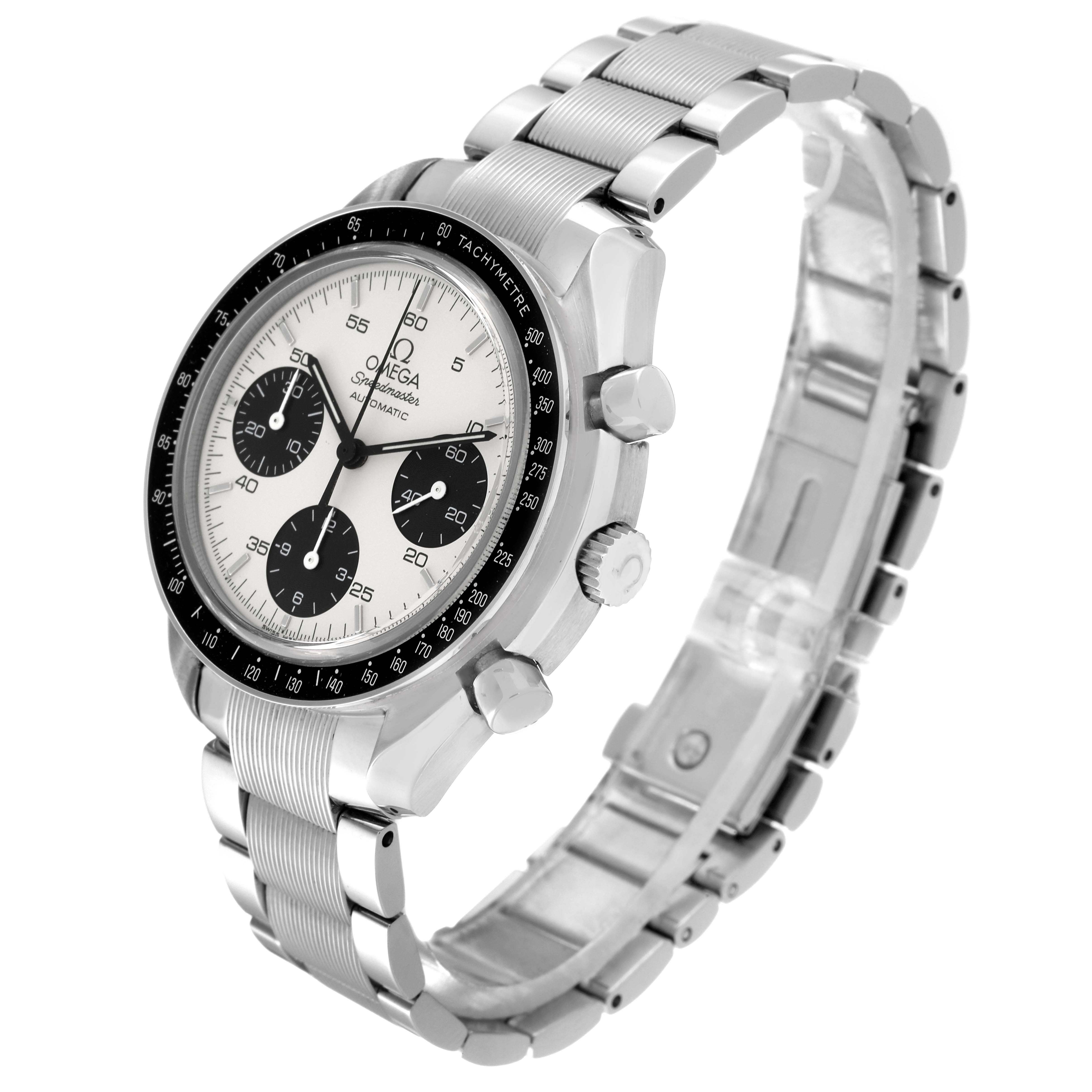 Omega Speedmaster Reduced Marui LE Panda Dial Steel Mens Watch 39.0 MM 3539.31.00