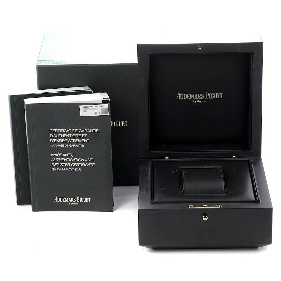 Audemars Piguet Royal Oak Brown Dial Rose Gold Watch 26331OR