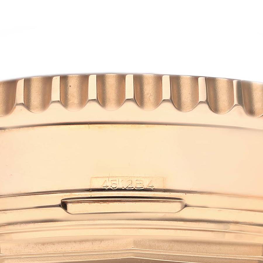 Breitling Navitimer 01 Rose Gold Black Dial Mens Watch RB0120