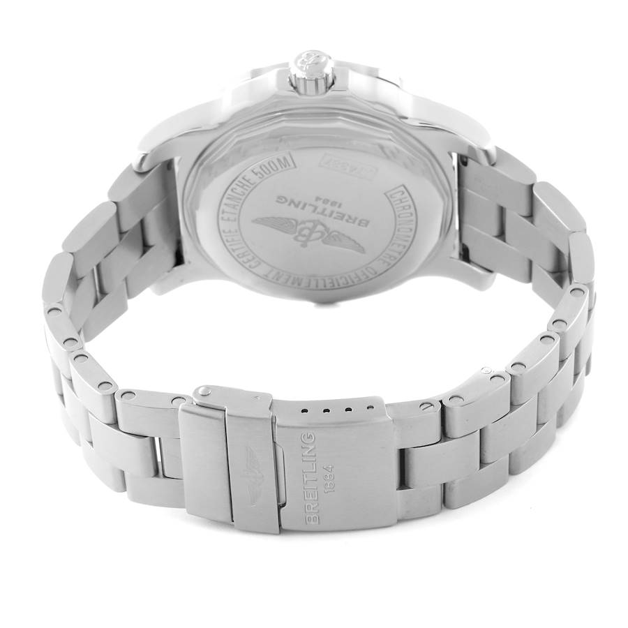 Breitling Colt 44 Blue Dial Steel Mens Quartz Watch A74387