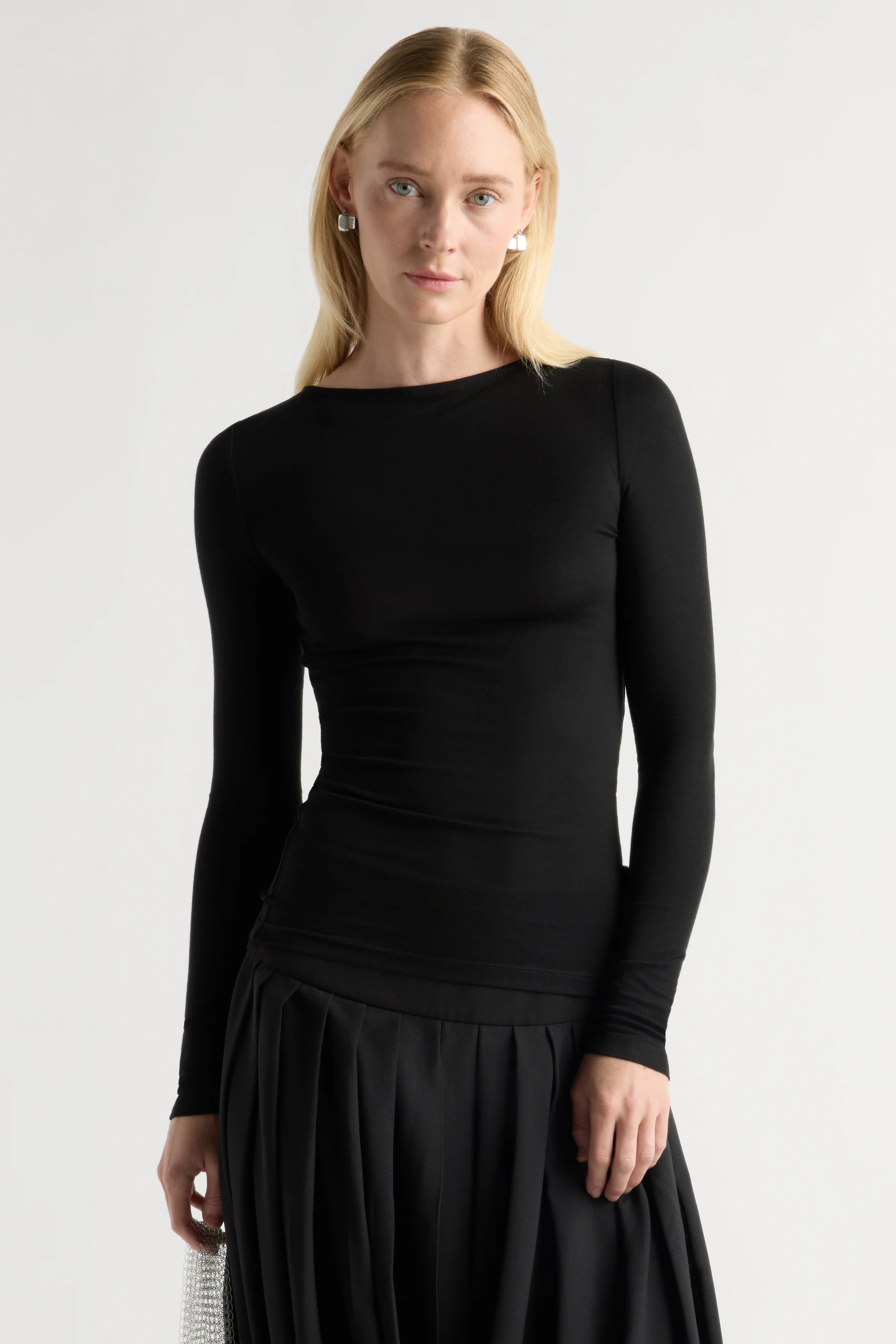 Lana Tencel-Wool Semi-Sheer Tee