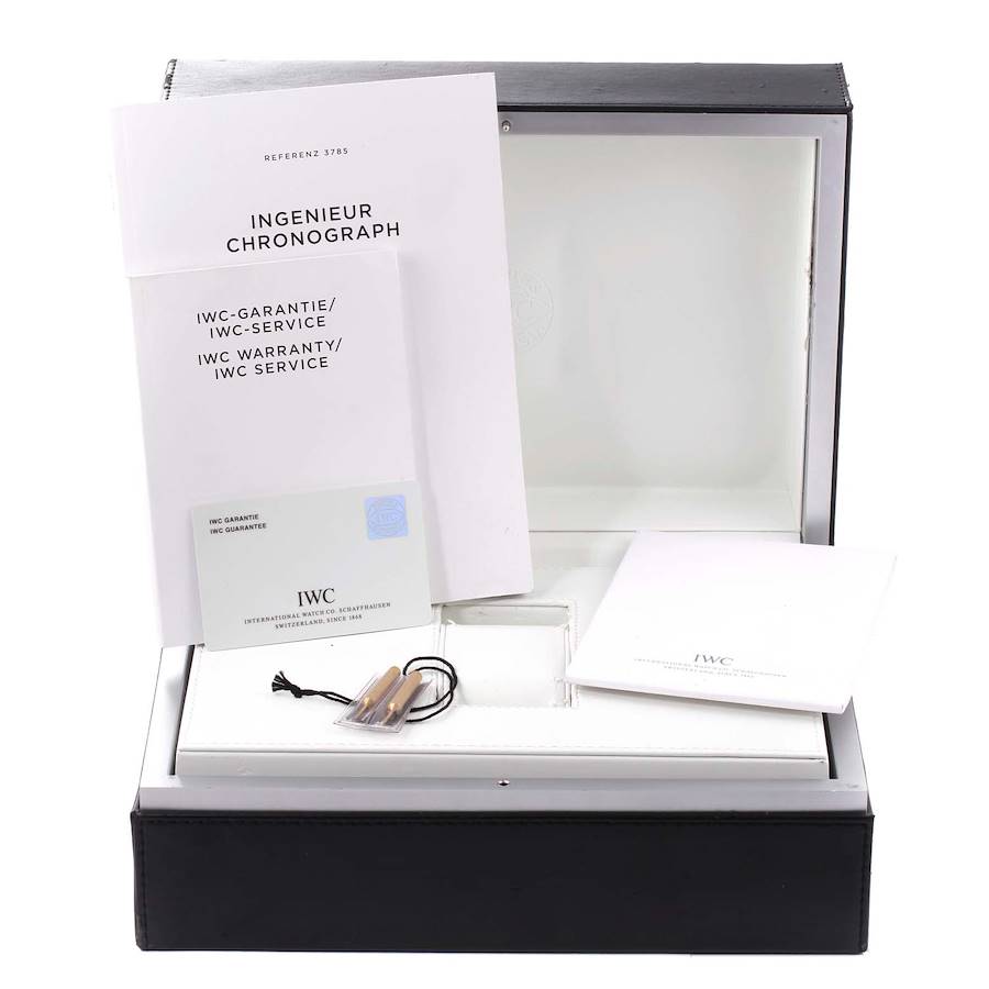 IWC Ingenieur Chronograph Racer Gray Dial Steel Mens Watch IW378508