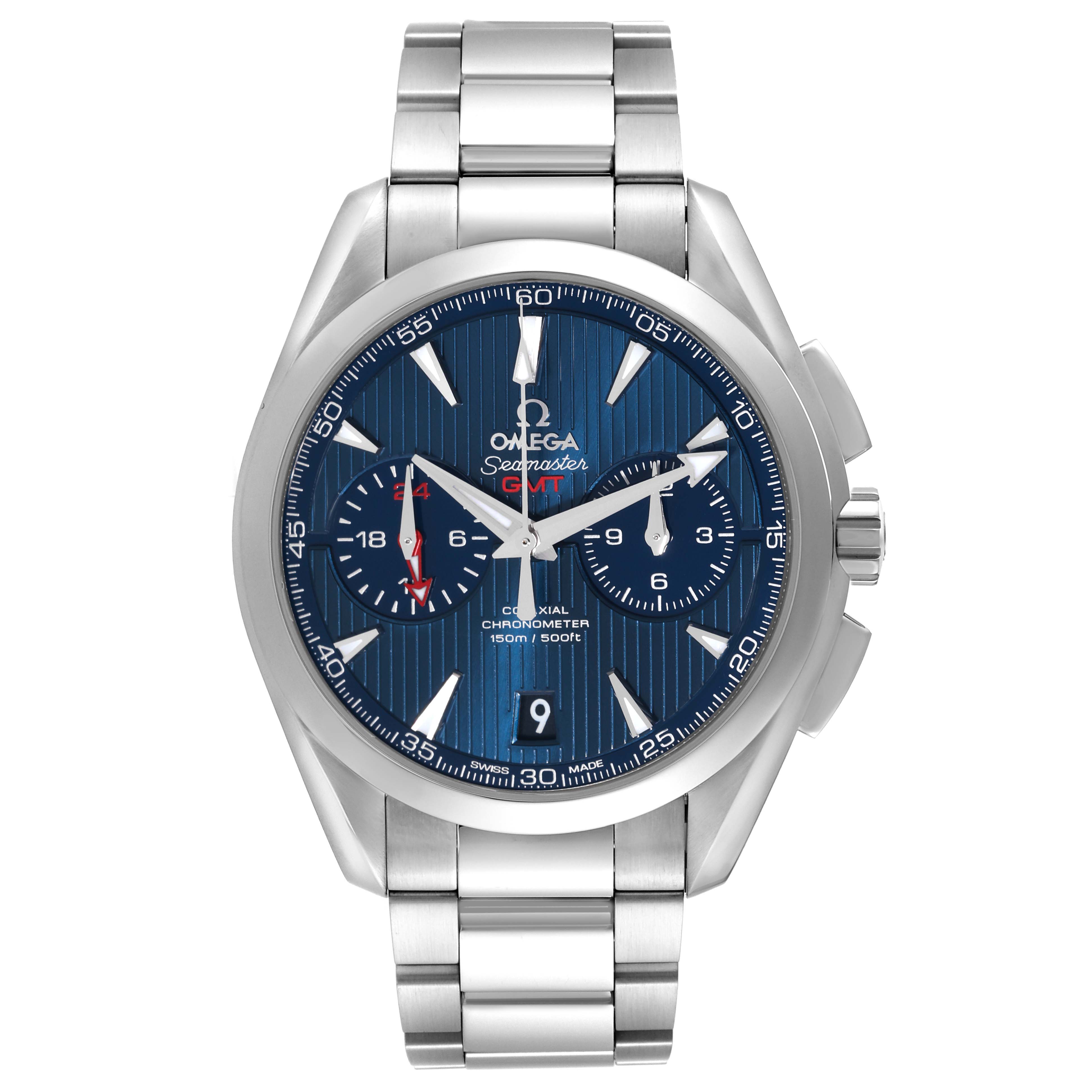 Omega Seamaster Aqua Terra GMT Mens Watch 43.0 MM 231.10.43.52.03.001