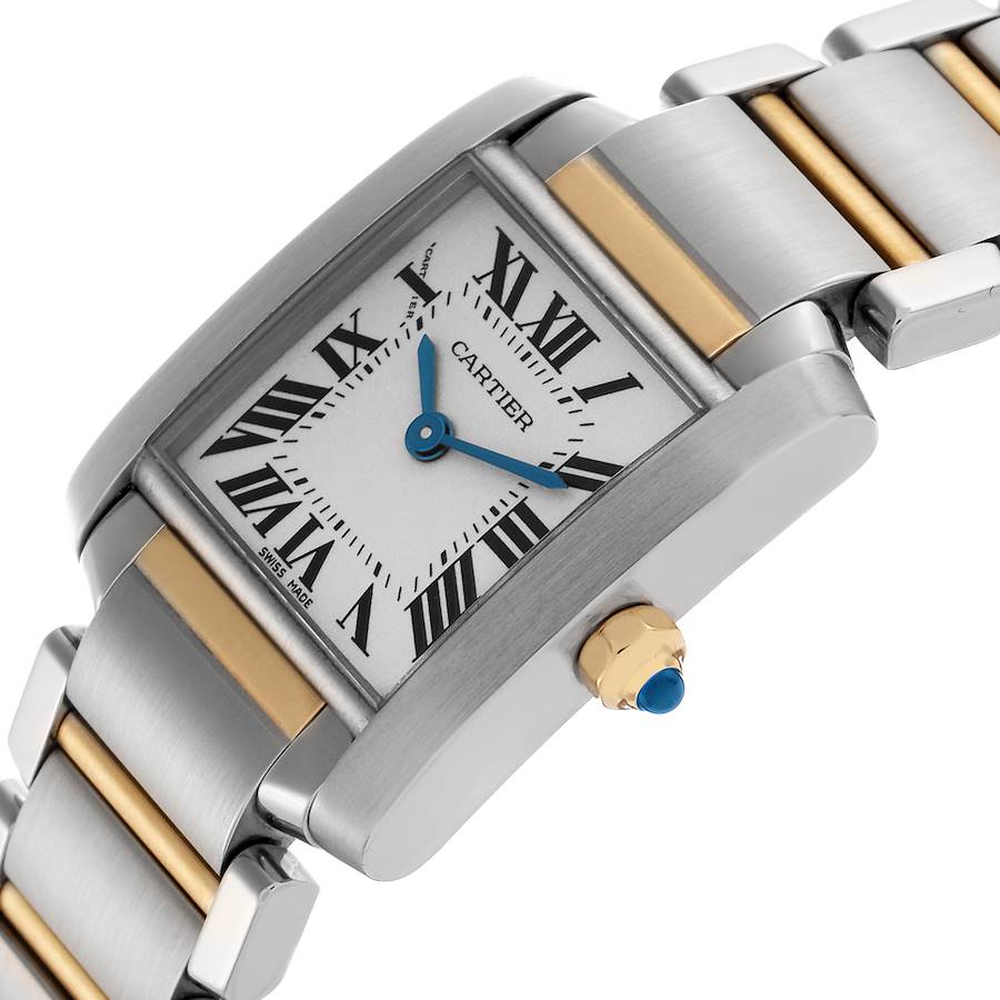 Cartier Tank Francaise Small Steel Yellow Gold Ladies Watch W51007Q4