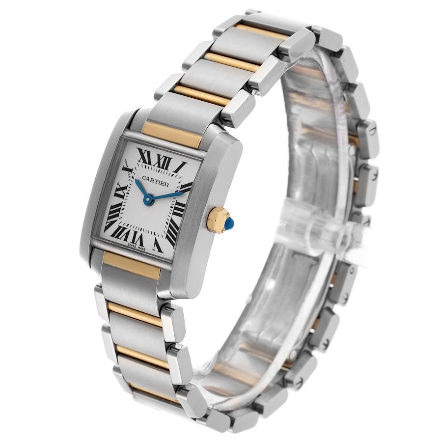 Cartier Tank Francaise Small Steel Yellow Gold Ladies Watch W51007Q4