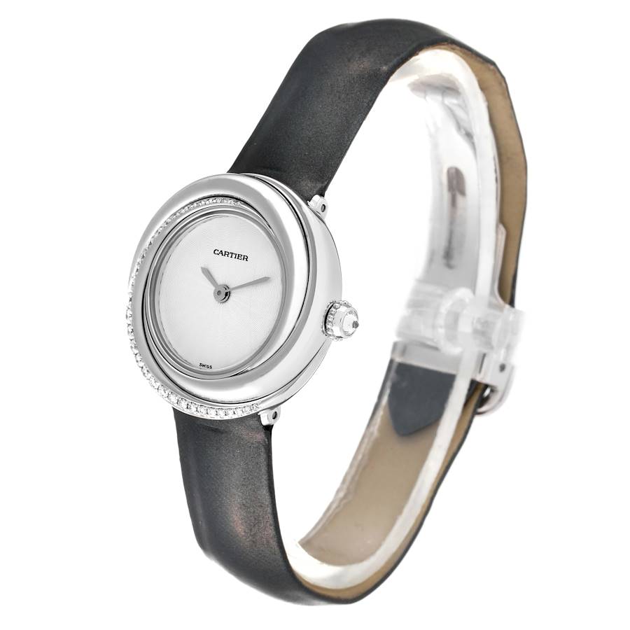 Cartier Trinity White Gold Diamond Ladies Watch WG201041