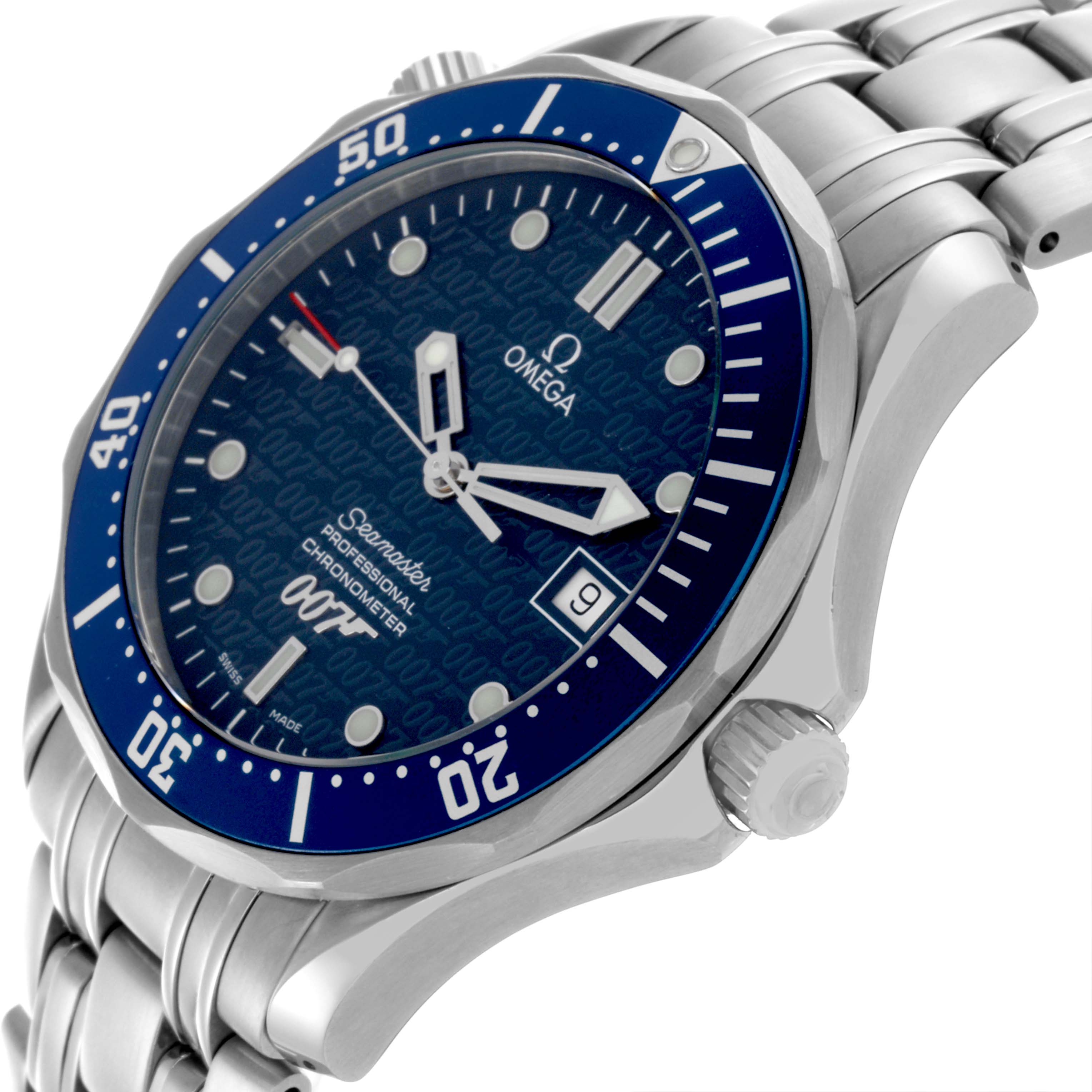 Omega Seamaster 40 Years James Bond LE Steel Mens Watch 41.5 MM 2537.80.00