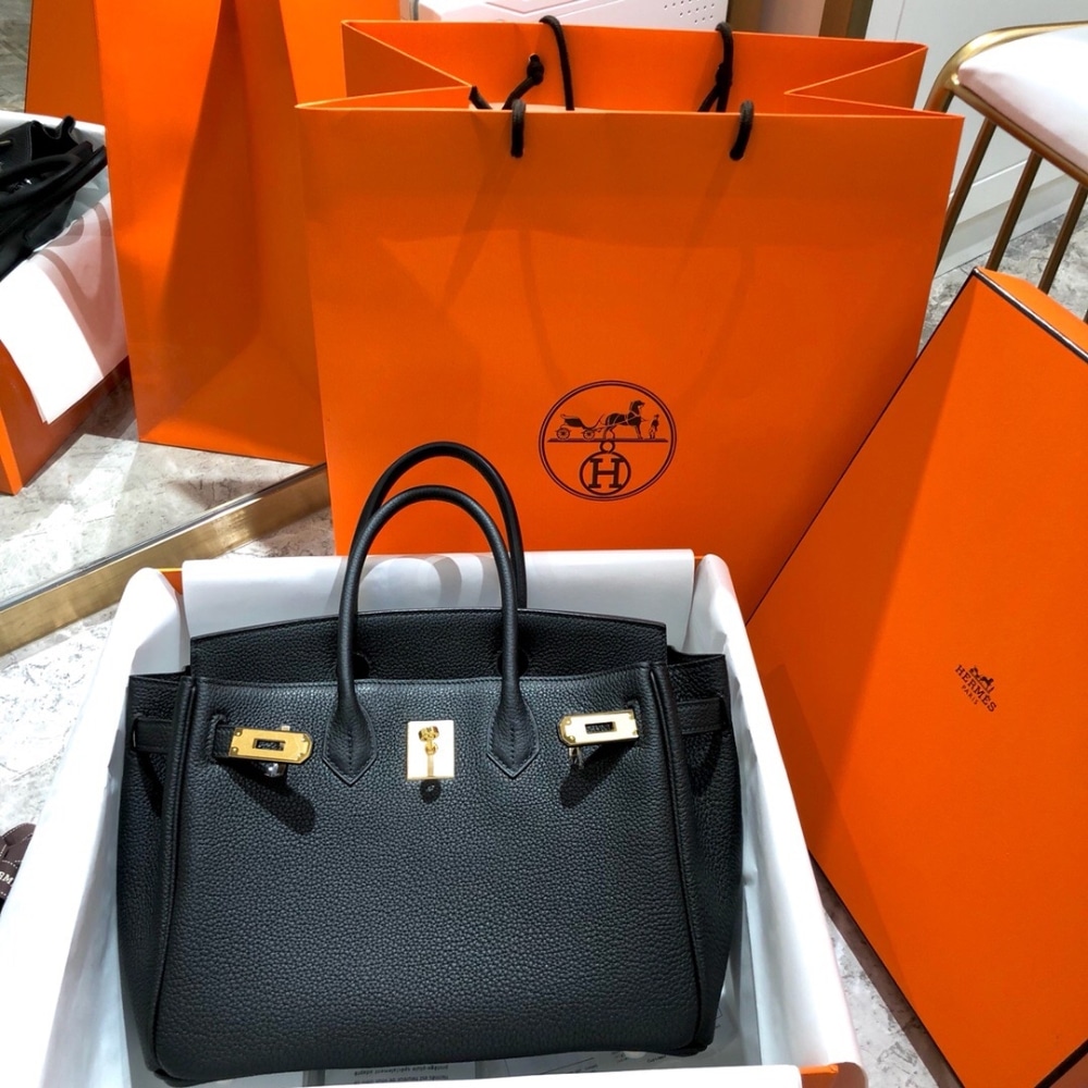Hermès Birkin B25 Togo Black 25Cm