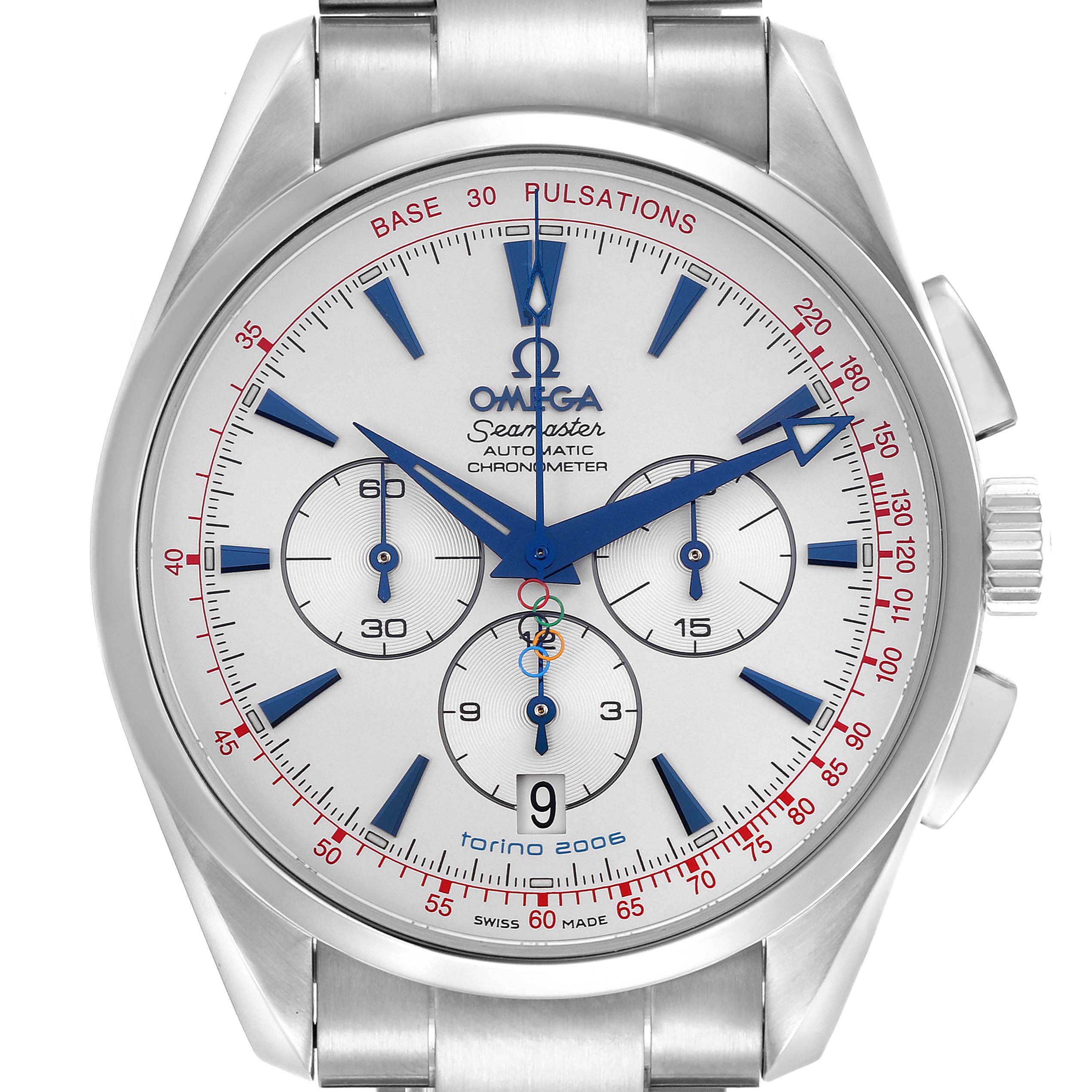 Omega Seamaster Aqua Terra Torino Olympics Steel Mens Watch 42.0 MM 2515.30.00