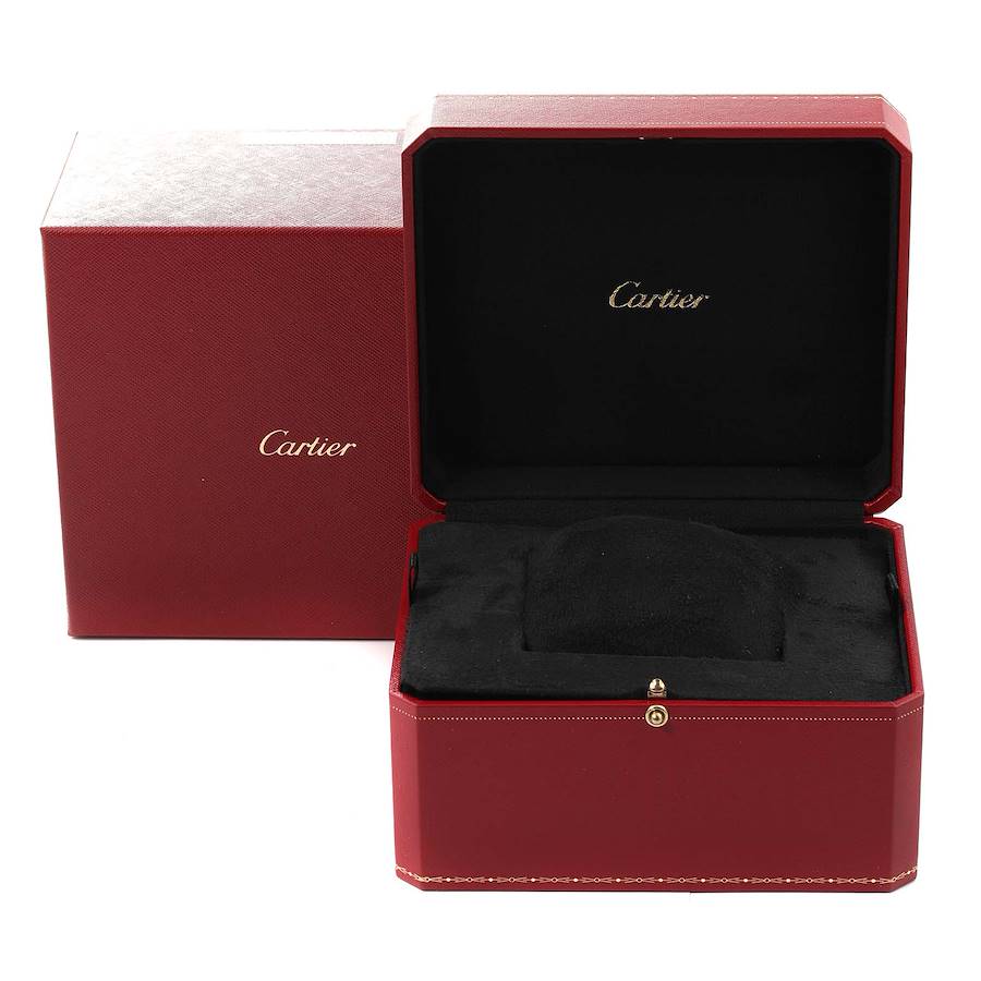 Cartier Declaration White Gold Titanium Diamond Ladies Watch WT000450