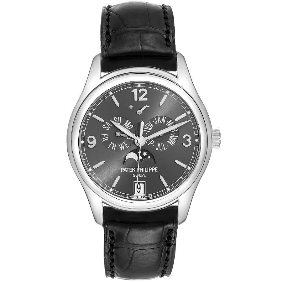 Patek Philippe Complications Annual Calendar White Gold Mens Watch 5146