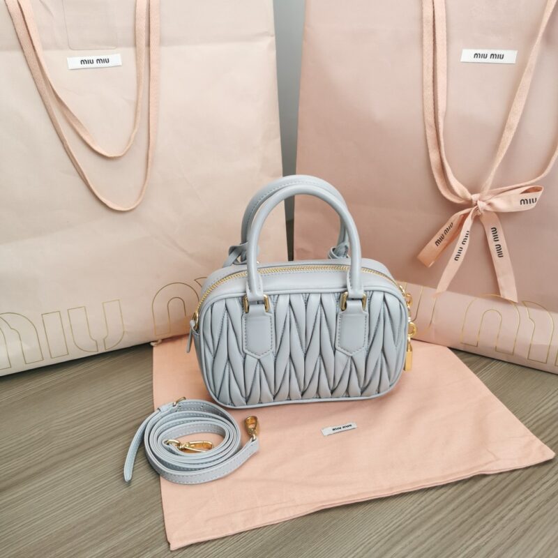 Replica Miu Miu Arcadie Small Light Blue