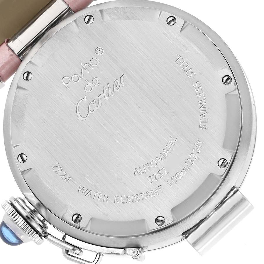Cartier Pasha C Medium Pink Blue Limited Edition Watch W3108199