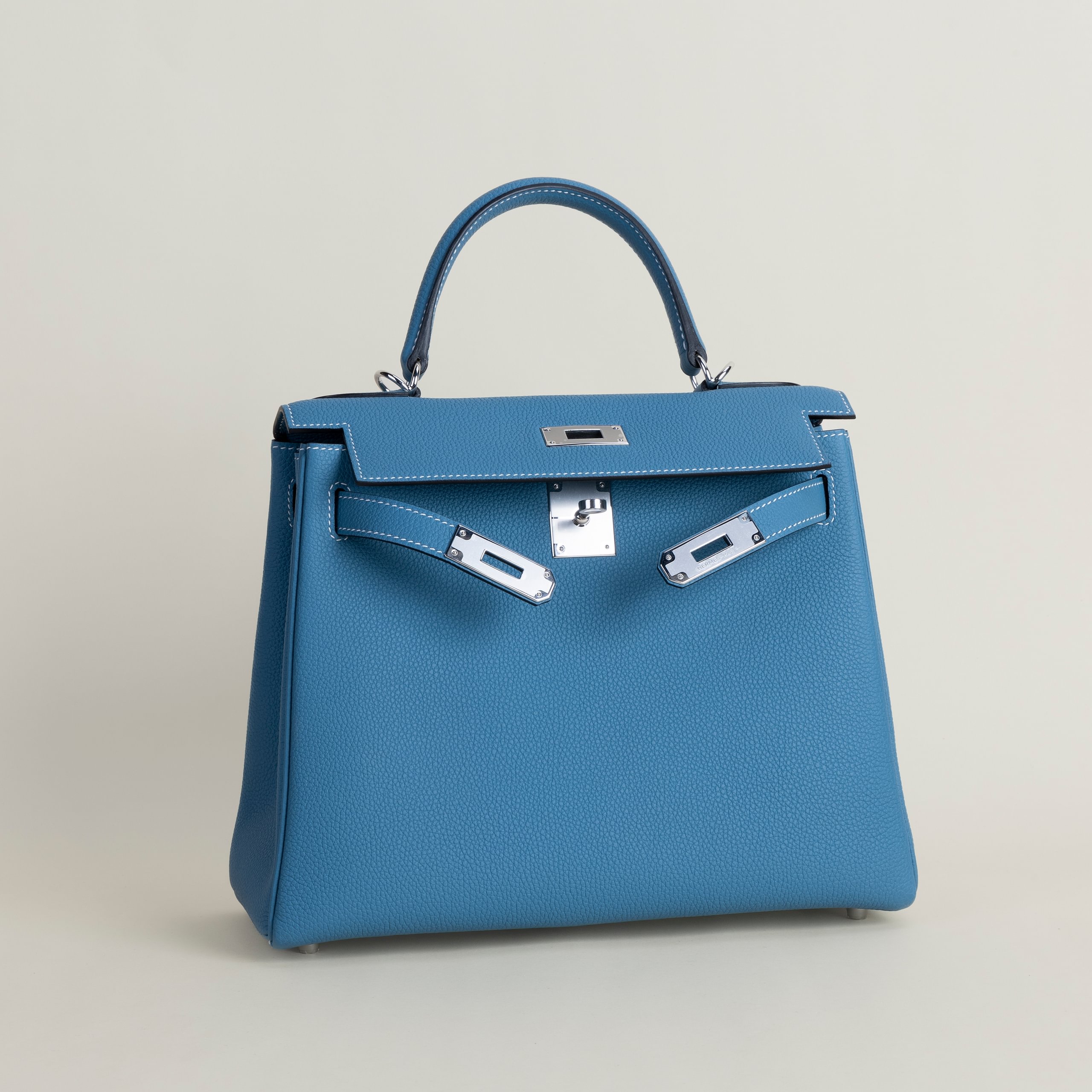 Kelly 28 togo blue jean PHW