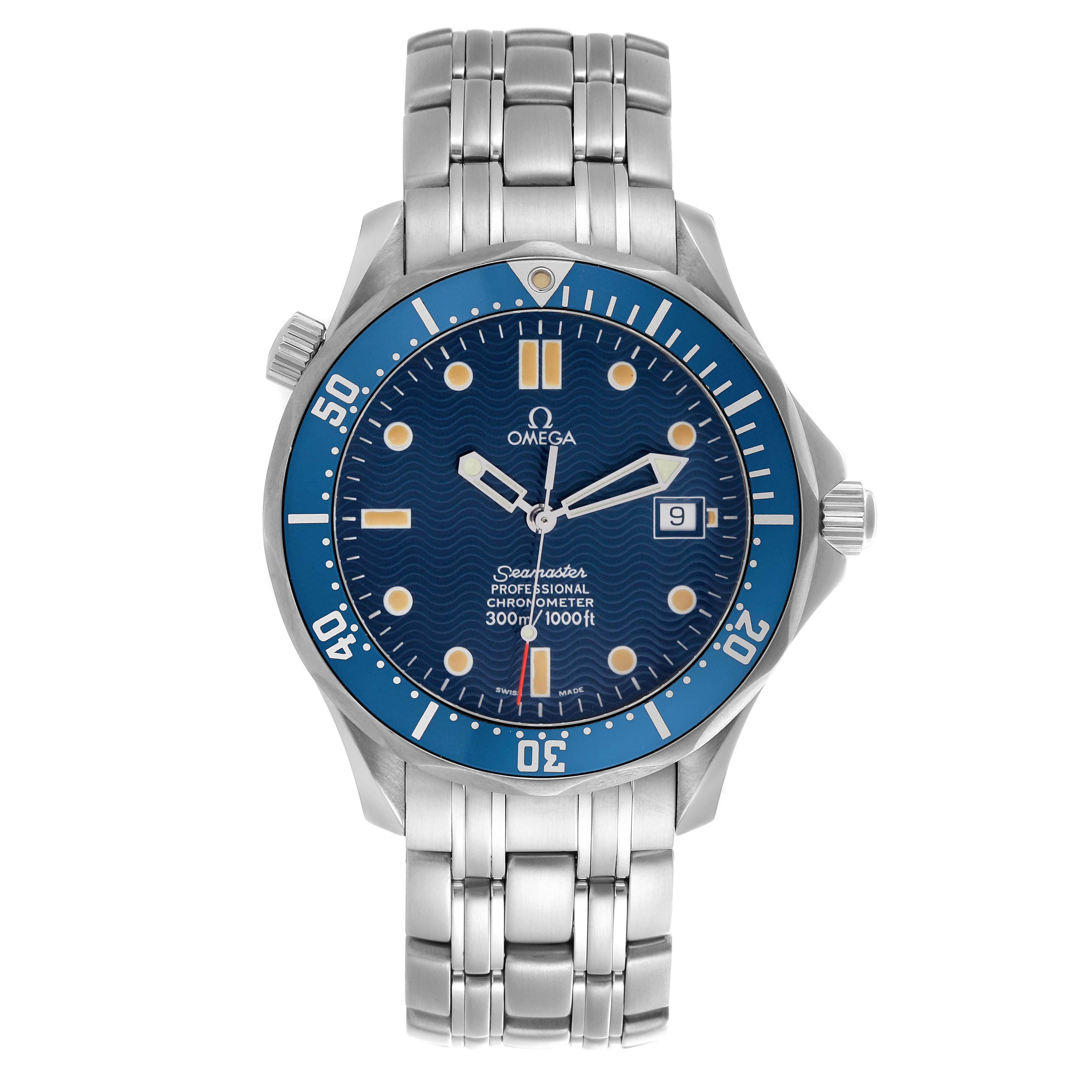 Omega Seamaster Diver 300M Blue Dial Steel Mens Watch 41.0 MM 2531.80.00